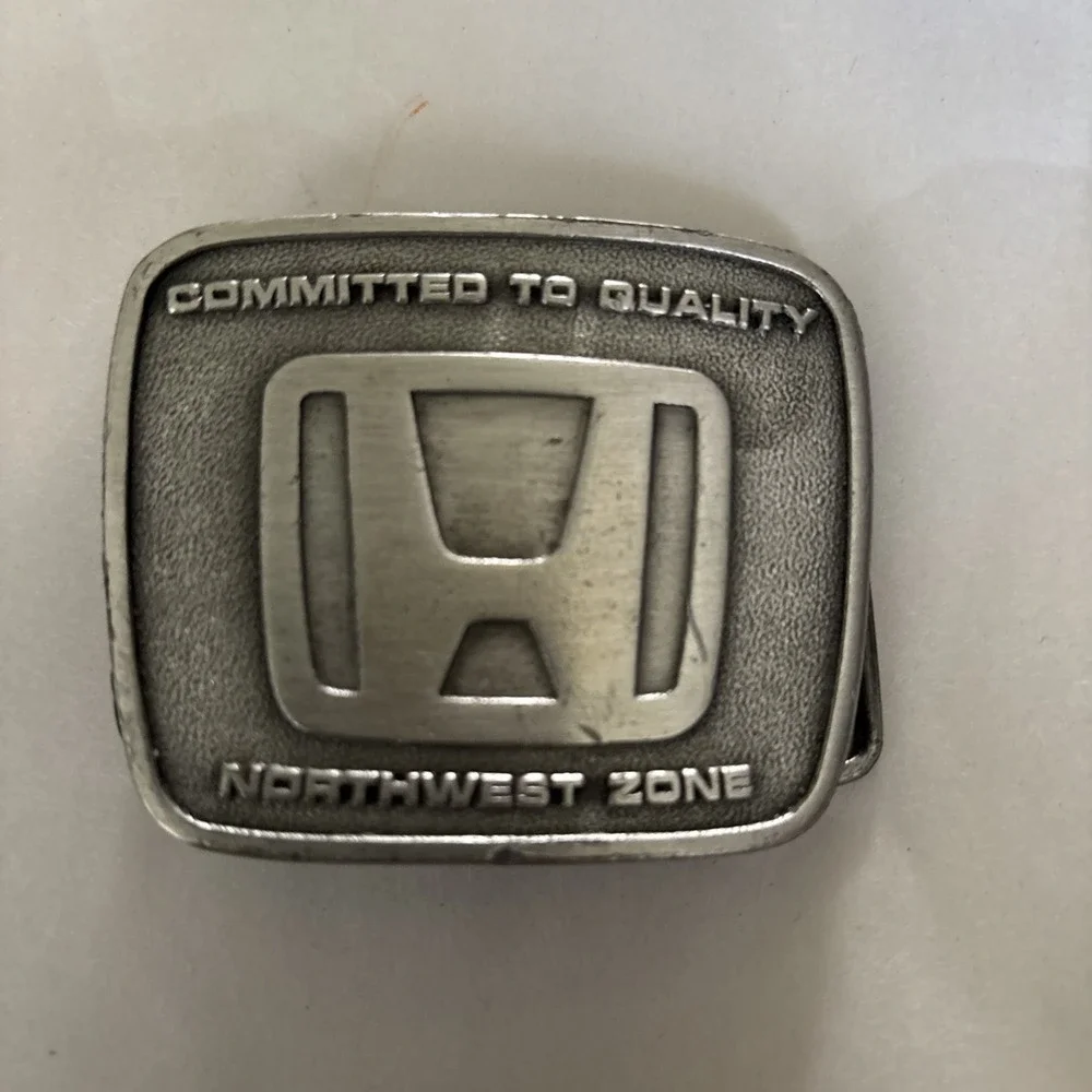 Honda‎ Northwest Zone Company Vintage 80's Belt Buckle Limited Edition 64 Of 250